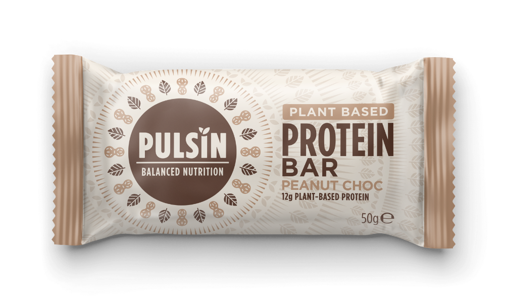 Pulsin Plant Based Protein Bar Peanut Choc 18 x 50g CASE