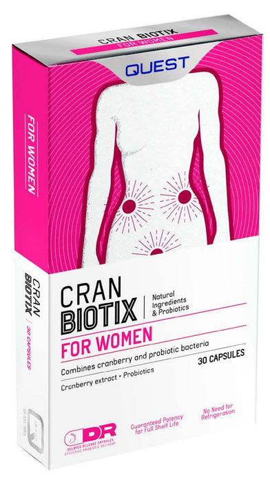 Quest Vitamins Cranbiotix 30s