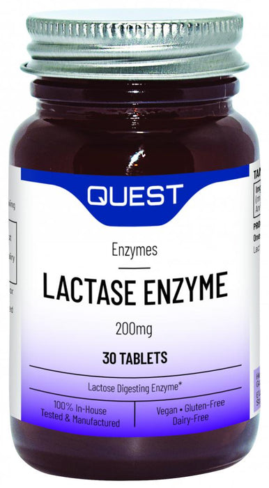 Quest Vitamins Lactase Enzyme 200mg 30s