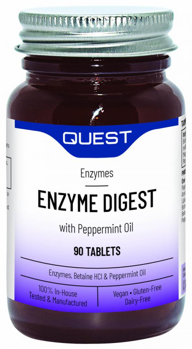 Quest Vitamins Enzyme Digest with Peppermint Oil 90s