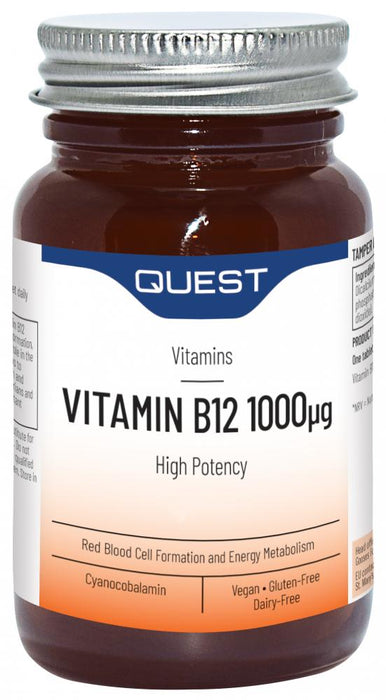 Quest Vitamins Vitamin B12 1000ug 90s