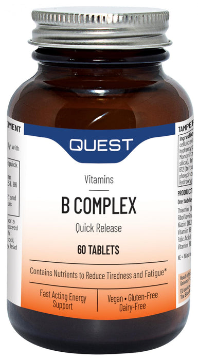 Quest Vitamins B Complex Quick Release 60s (Formerly Mega B 50)