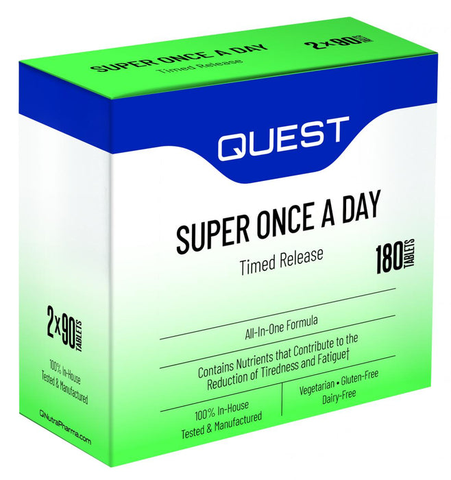 Quest Vitamins Super Once A Day Timed Release 180s (2x90s in box)