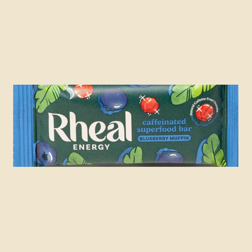 Rheal Superfoods Energy Caffeinated Superfood Bar Blueberry Muffin 40g SINGLE