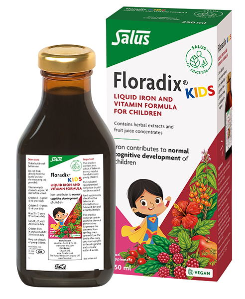 Salus Floradix KIDS Iron and Vitamin Formula for Children 250ml