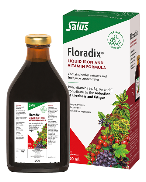 Salus Floradix Liquid Iron & Vitamin Formula 500ml - Dennis the Chemist