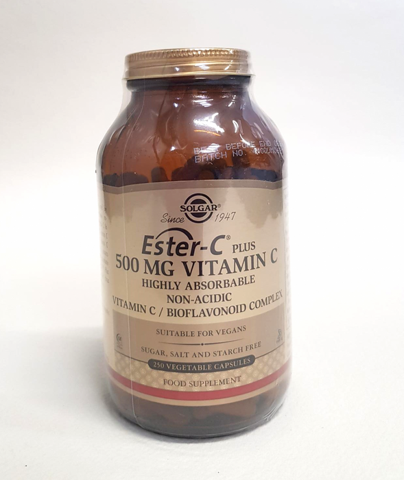 Solgar Ester-C Plus 500mg Vitamin C 250 Vegetable Capsules