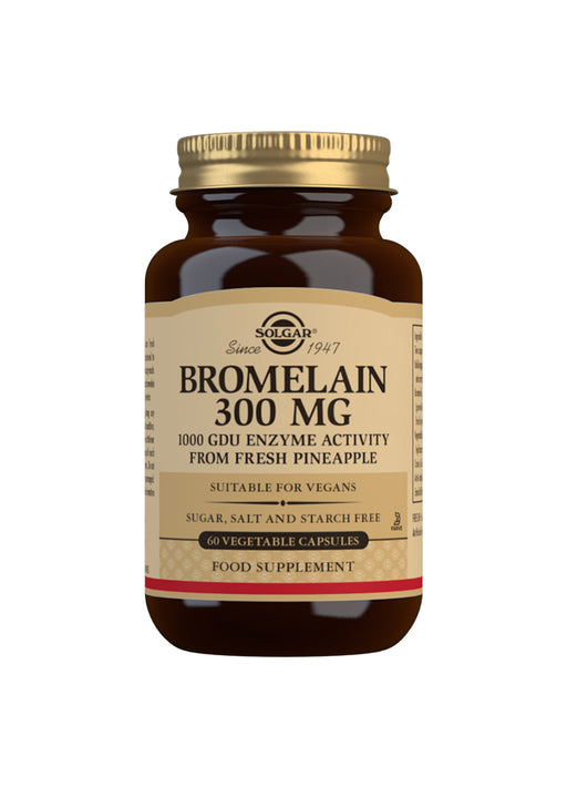 Solgar Bromelain 300mg 60's - Dennis the Chemist