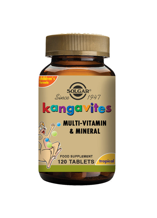 Solgar Kangavites Multivitamin & Mineral Tropical Punch (Children's Formula) 120's - Dennis the Chemist