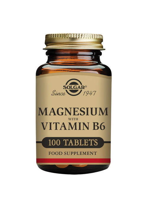 Solgar Magnesium with Vitamin B6 100's - Dennis the Chemist