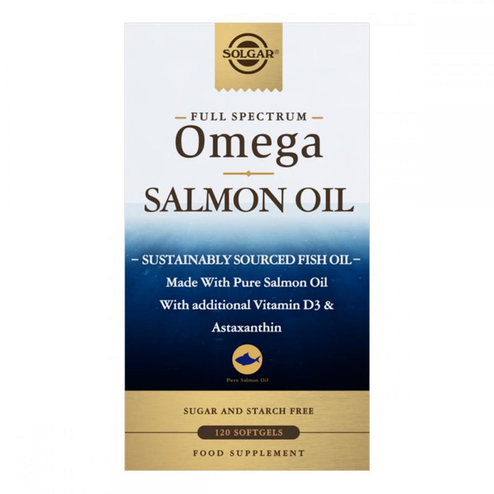 Solgar Full Spectrum Omega Salmon Oil 120 Softgels