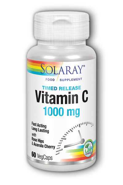 Solaray Vitamin C 1000mg (Timed Release) 60s