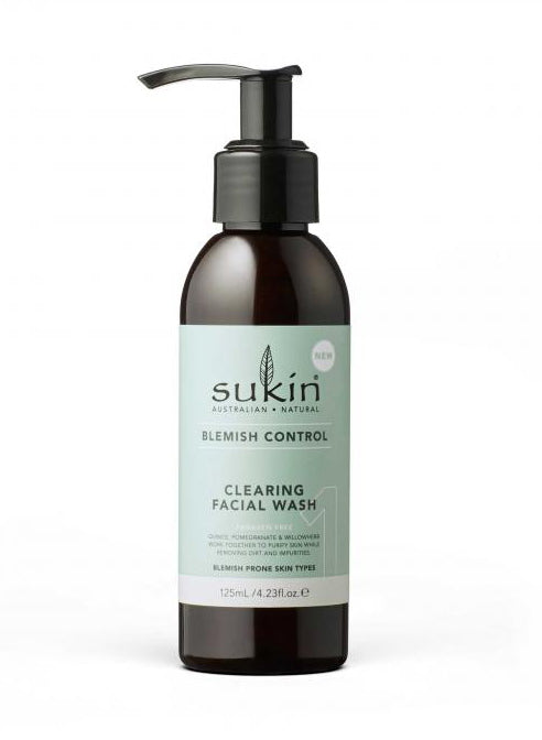 Sukin Blemish Control Clearing Facial Wash 125ml