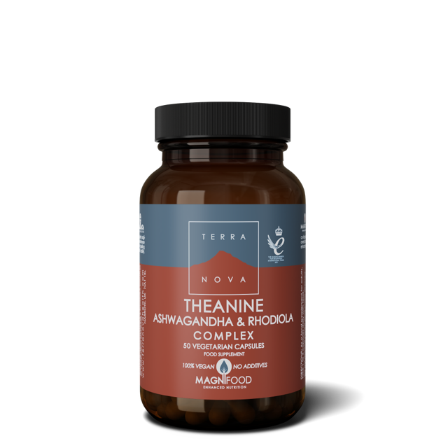 Terranova Theanine, Ashwagandha & Rhodiola Complex 50's