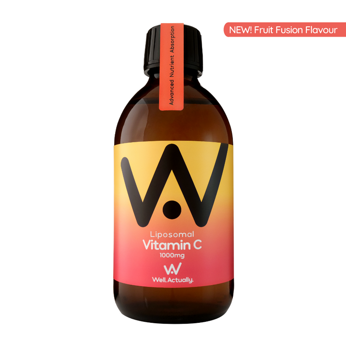 Well.Actually. Liposomal Vitamin C 1000mg Fruit Fusion Flavour 300ml