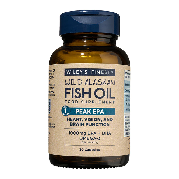 Wiley's Finest Wild Alaskan Fish Oil Peak EPA 1000mg 30's