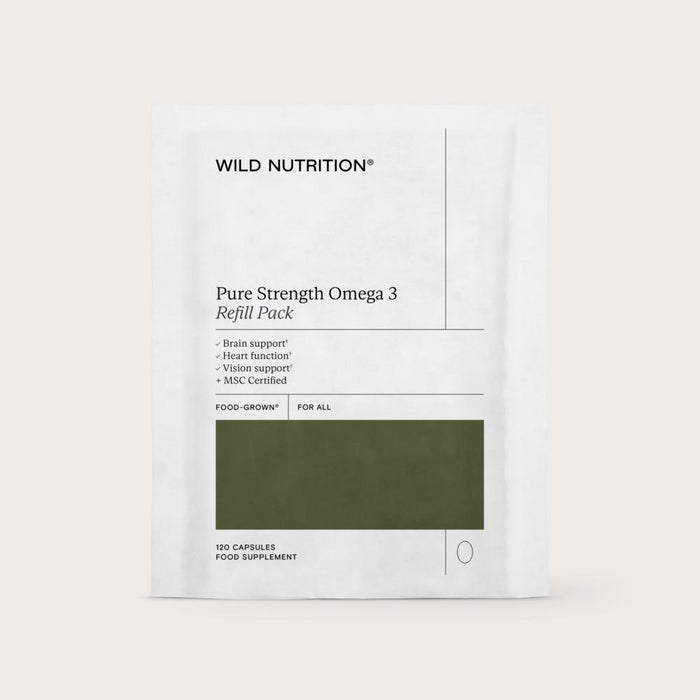 Wild Nutrition Pure Strength Omega 3 Refill Pack 120's