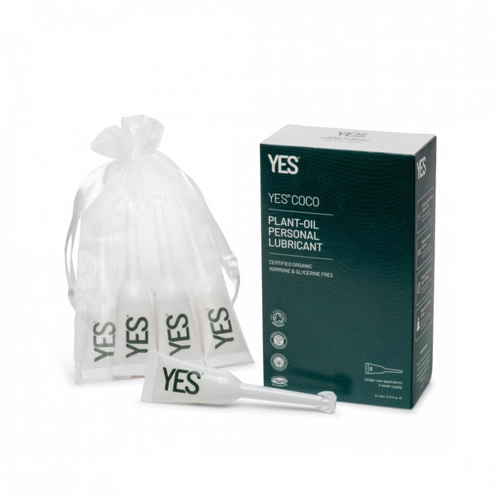 YES YES Coco Plant-Oil Personal Lubricant 6 x 5ml