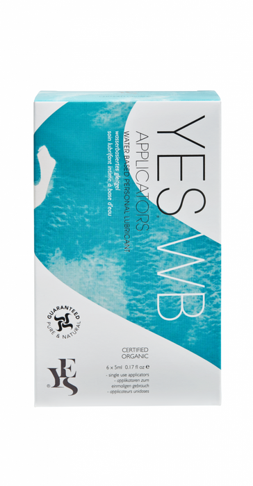 YES YES WB Water Based Lubricant 6 x 5ml