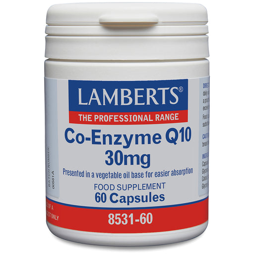 Lamberts Co-Enzyme Q10 30mg 180's - Dennis the Chemist